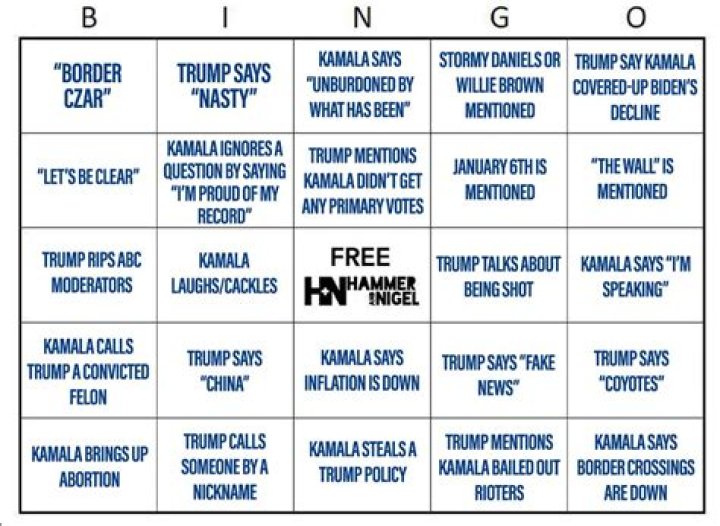 The Ultimate Kamala Trump Bingo Guide: Play Along with the Election Spectacle